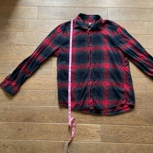 Black and red flannel